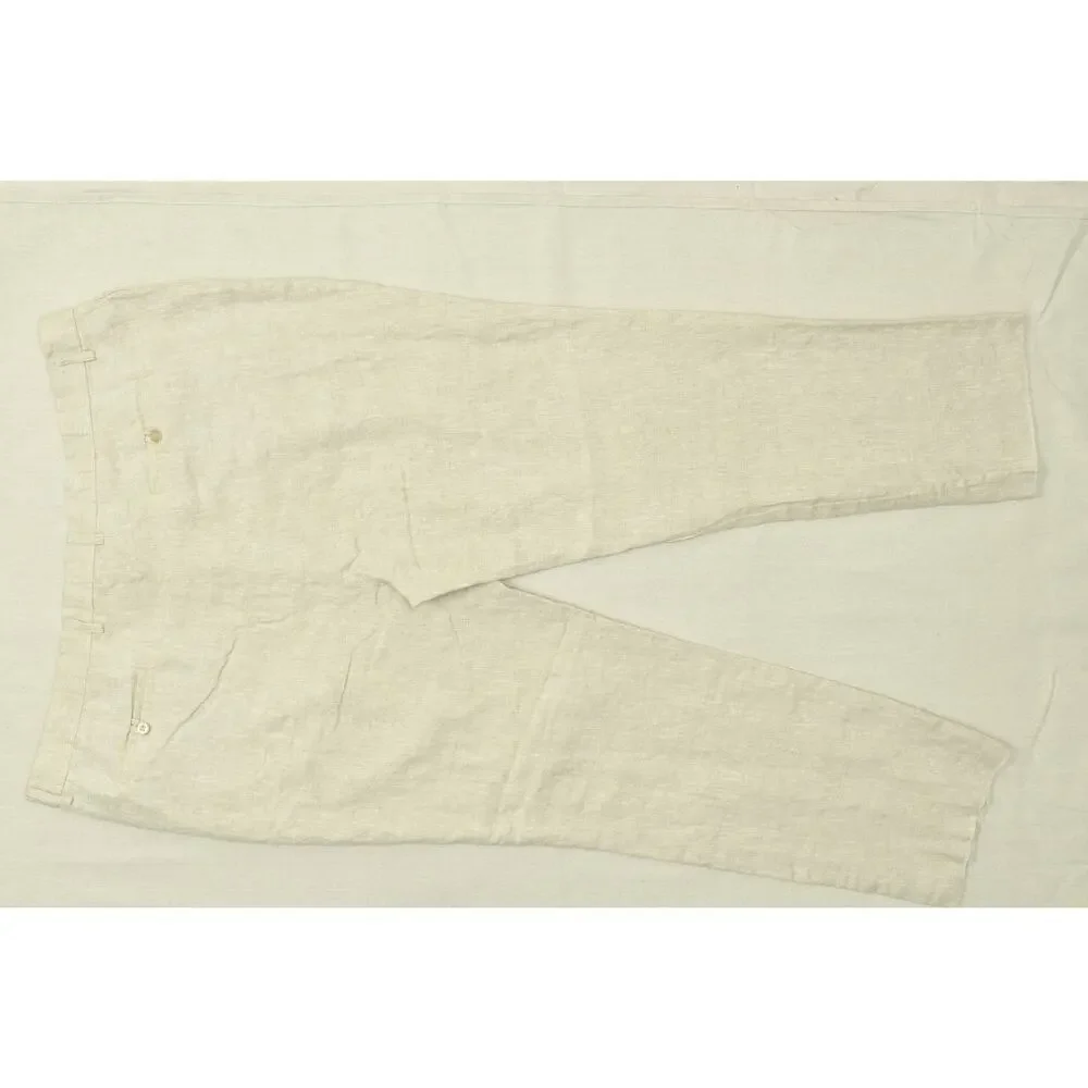 NEW Bahia Sol Men's Linen Drawstring Pants Size 34x32 Tailored Fitn